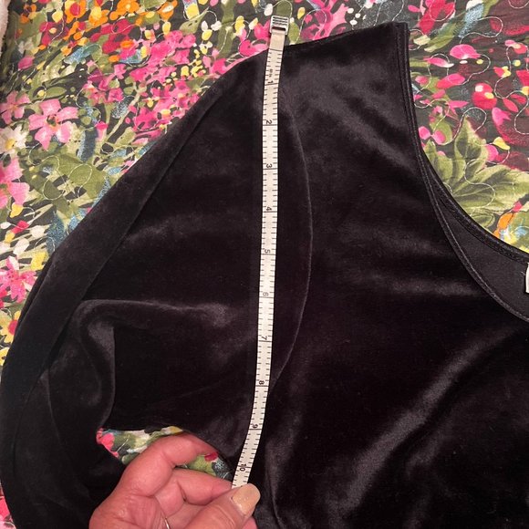 Victoria's Secret Black Velvet Jumpsuit - Picture 4 of 6